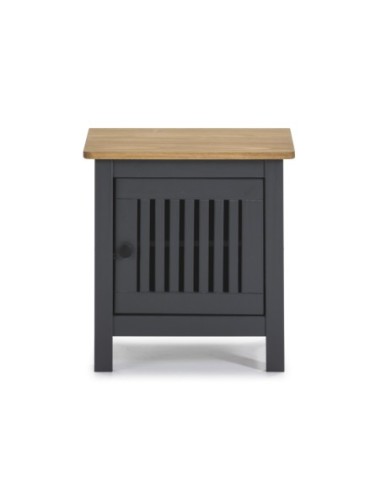 Mesita Bruna 1p Cera/Gris Ant