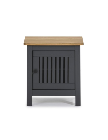 Mesita Bruna 1p Cera/Gris Ant