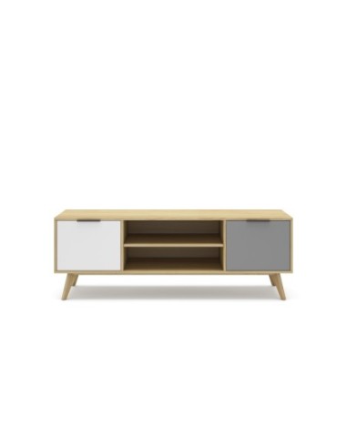 Mueble Tv Elfa 2p2h Roble/Gris...