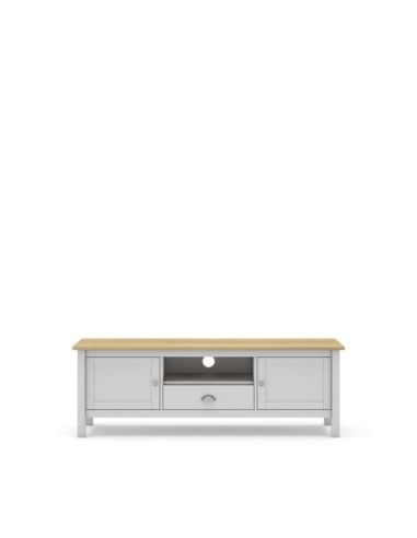 Mueble Tv Misti 2p1c1h Blanco/Roble