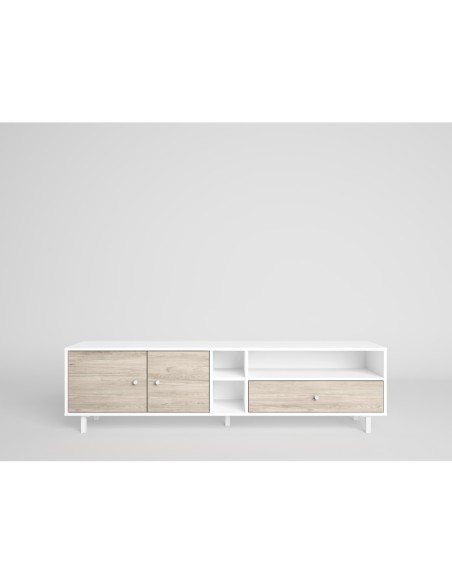 Mueble Tv Roald 2p1c3h Blanco/Sahara