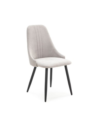 Silla Mani Gris Claro/Pata Negra (4...