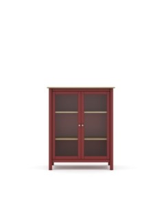 Vitrina Misti 2p Burdeos/Roble 2