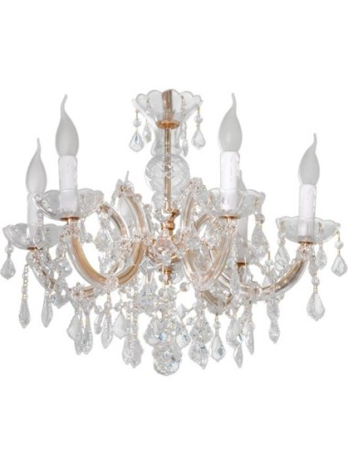 Lámpara de techo M.TERESA 6xE14 oro Lámpara de techo M.TERESA 6xE14 oro