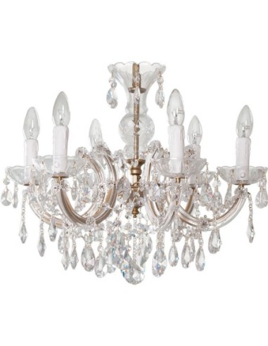 Lámpara de techo M.TERESA 6xE14 oro...