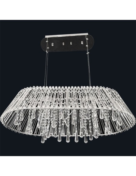 Lámpara de Techo ESTALACTITE 16xG4 12V L.82xAn.45xAl.Reg.cm