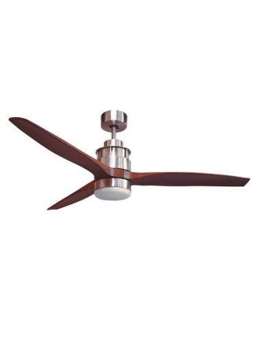 Ventilador DC BRAVO níquel/marrón, 3...