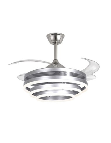 Ventilador DC SFERA niquel, 4 aspas...