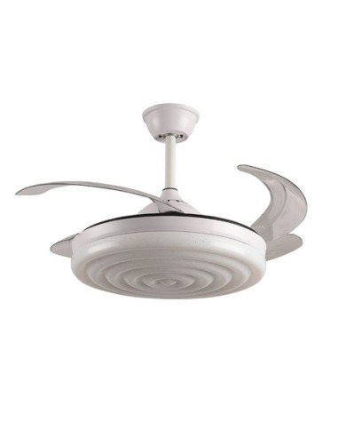 Ventilador DC ARCOS blanco, 4 aspas...