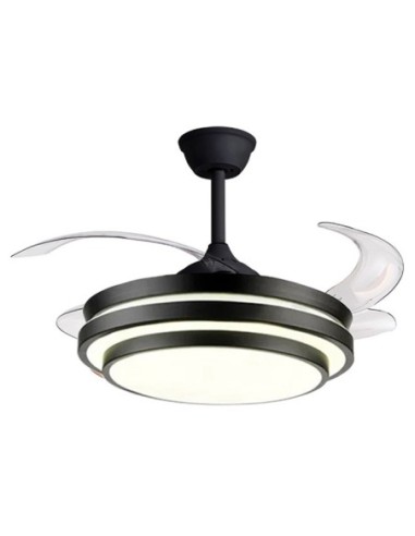 Ventilador DC SELENE negro, 4 aspas...