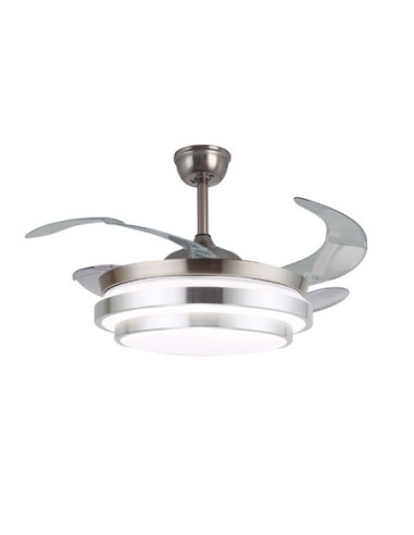 Ventilador DC SELENE níquel, 4 aspas...