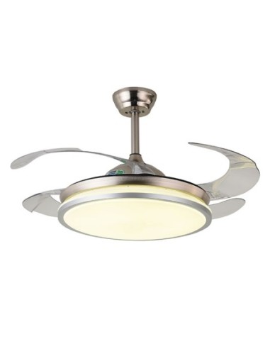 Ventilador DC DUNE niquel, 4 aspas...