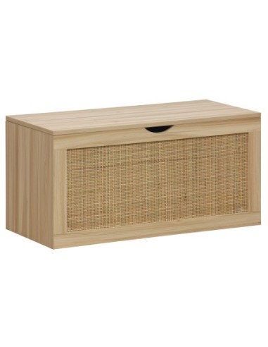 Baul Decor 80 X 40 Cm Pino / Rattan