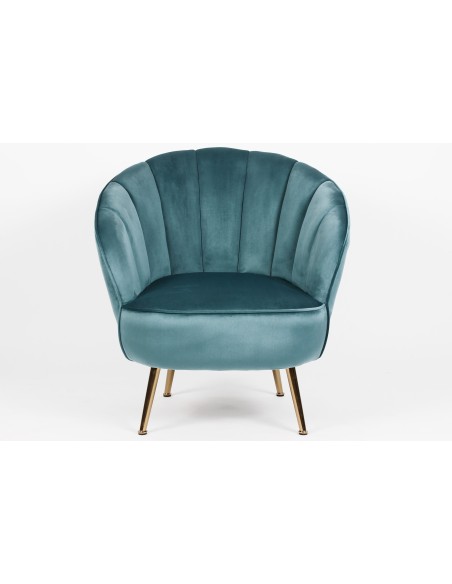 Butaca Neptuno Velvet Verde Aguamarina