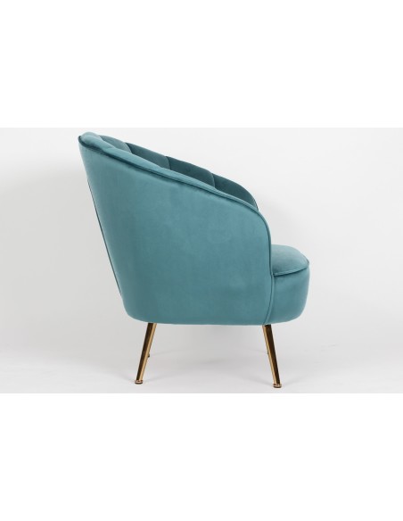 Butaca Neptuno Velvet Verde Aguamarina