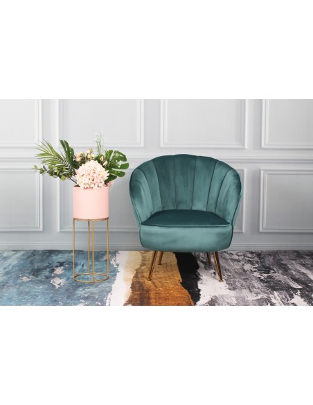 Butaca Neptuno Velvet Verde Aguamarina