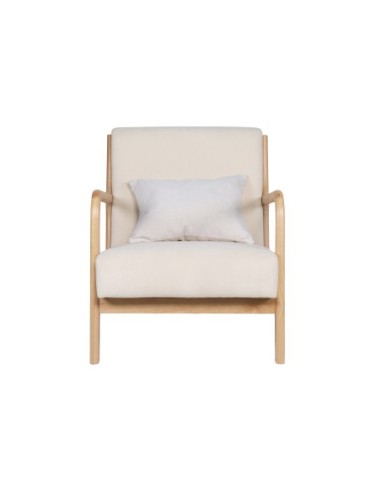 Butaca Tokio Microfibra Beige / Madera