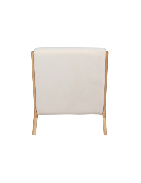 Butaca Tokio Microfibra Beige / Madera