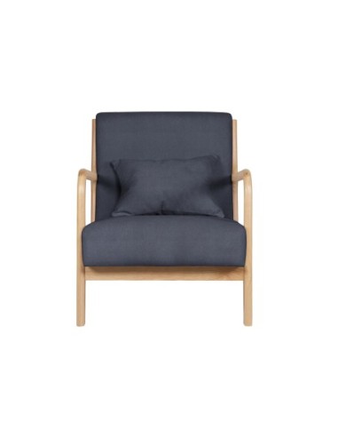 Butaca Tokio Tejido Gris / Madera