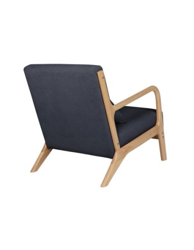 Butaca Tokio Tejido Gris / Madera