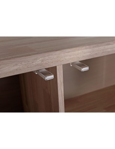 Consola Alta Berg 120 X 40 Cm Roble...