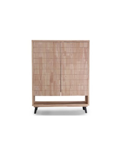 Consola Alta Berg 120 X 40 Cm Roble...