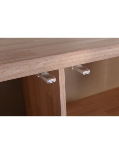 Consola Alta Berg 120 X 40 Cm Roble...