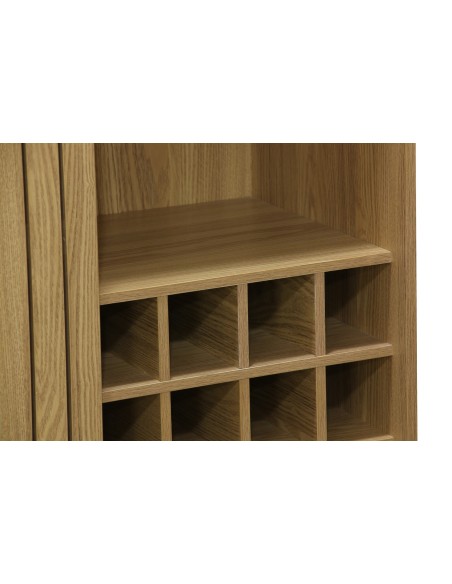 Consola Botellero Trend 80 X 40 Cm Chapa Fresno