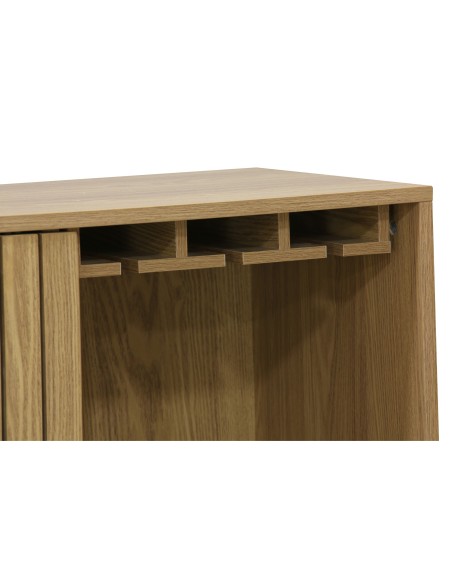 Consola Botellero Trend 80 X 40 Cm Chapa Fresno