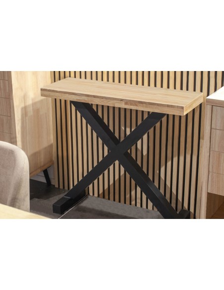 Consola Recibidor X-Loft Roble Nordish / Negro