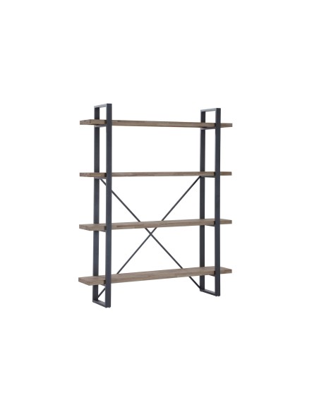 Estanteria Alta Plank Roble American / Negro