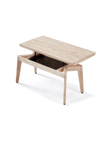 Mesa Centro Elevable En Madera Genova...