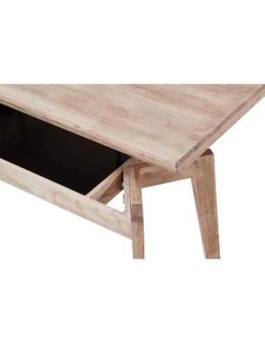 Mesa Centro Elevable En Madera Genova...