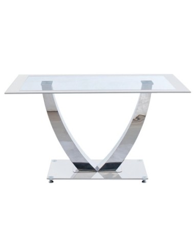 Mesa Comedor Dubai Cristal Blanco /...