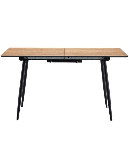 Mesa Comedor Extensible Artic 140 - 180 X 80 Cm Oak / Negro