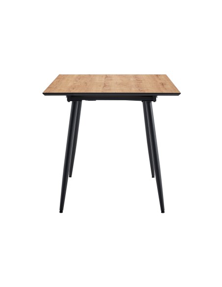 Mesa Comedor Extensible Artic 140 - 180 X 80 Cm Oak / Negro