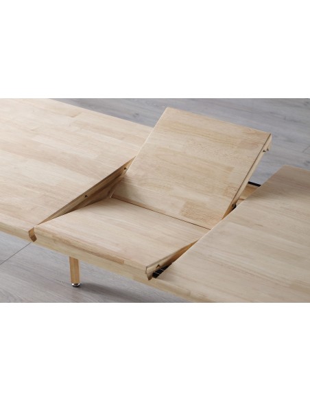 Mesa Comedor Extensible Genova 140 - 180 X 80 Cm Madera Roble Nordish