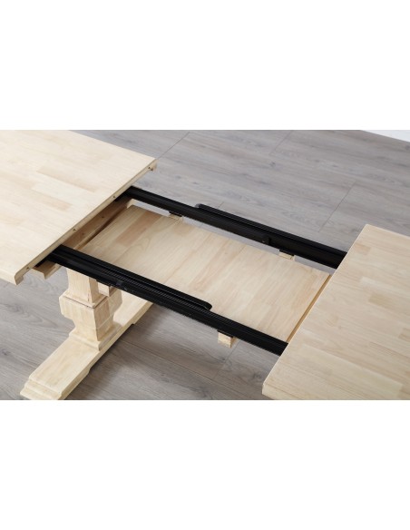 Mesa Comedor Extensible Versalles 160 - 200 - 240 X 90 Cm  Madera Roble Nordish