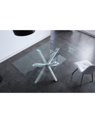 Mesa Comedor Fija Cross 160 X 90 Cm... Mesa Comedor Fija Cross 160 X 90 Cm...