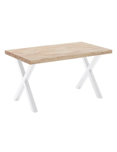 Mesa Comedor Fija X-Loft 140 X 80 Cm  Roble Nordish / Blanco