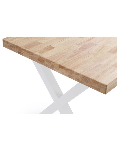 Mesa Comedor Fija X-Loft 140 X 80 Cm  Roble Nordish / Blanco