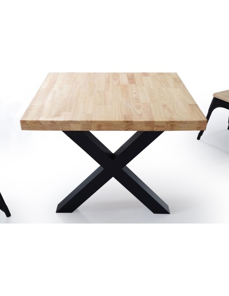 Mesa Comedor Fija X-Loft 160 X 90 Cm  Roble / Negro
