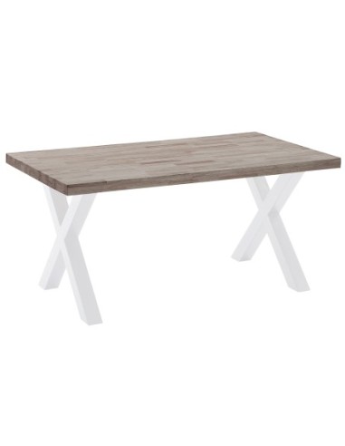 Mesa Comedor Fija X-Loft 160 X 90 Cm  Roble American / Blanco