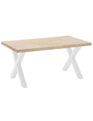 Mesa Comedor Fija X-Loft 160 X 90 Cm  Roble Nordish / Blanco