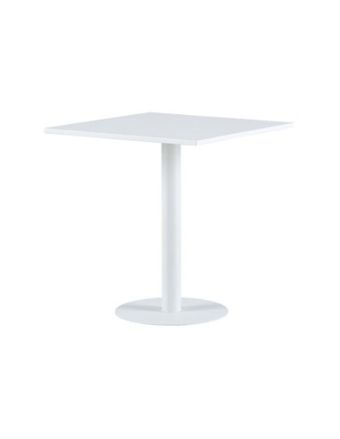 Mesa Cuadrada Gelato 70 X 70 Cm Blanco