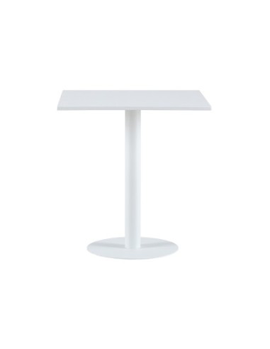Mesa Cuadrada Gelato 70 X 70 Cm Blanco