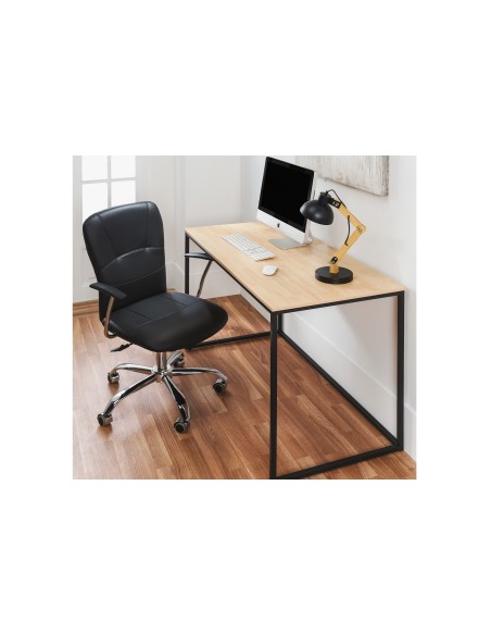 Mesa Estudio Mia Roble Nordish / Negro 120 X 60 Cm
