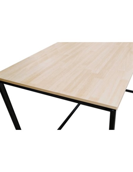 Mesa Estudio Mia Roble Nordish / Negro 120 X 60 Cm