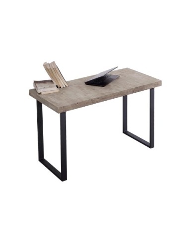 Mesa Estudio Natural 120 X 60 Cm Roble American / Negro