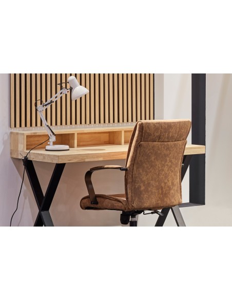Mesa Estudio X-Loft 120 X 60 Cm Roble Nordish / Negro